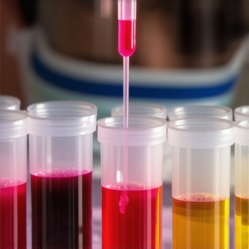 A forensic scientist examining blood samples in a lab, highlighting the scientific aspect of DUI evidence.