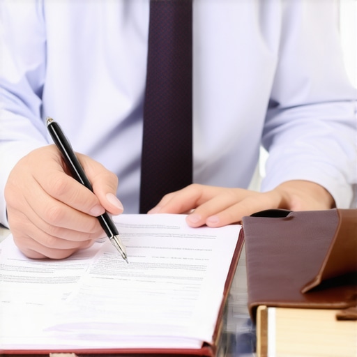 Lawyer discussing DUI case with client in office