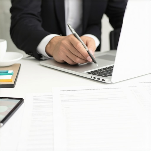 Lawyer working with digital tools and documents to maintain DUI defense