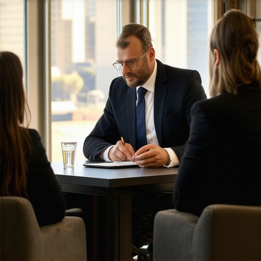 Legal Support for DUI Cases Attorney advising a client in a legal office