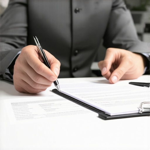 Person consulting with DUI attorney during case preparation.