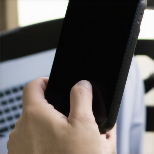 Digital Evidence Collection for DUI Defense Person documenting evidence with a secure mobile app on DUI-related incidents.